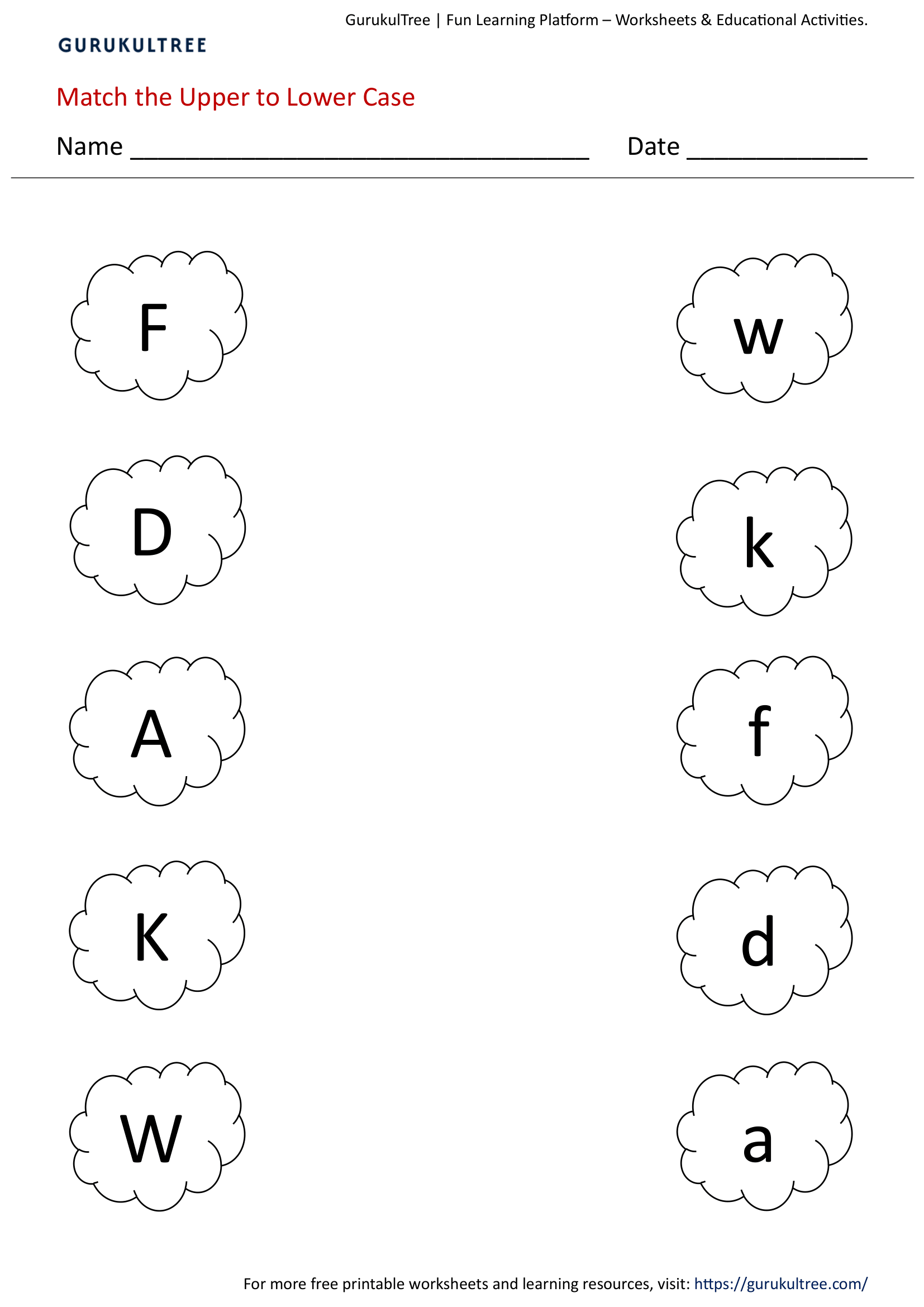 Match Uppercase to Lowercase